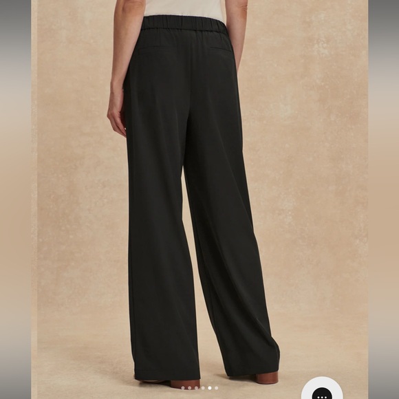 Varley Kayson Black Wide Leg Pants - Picture 4 of 8